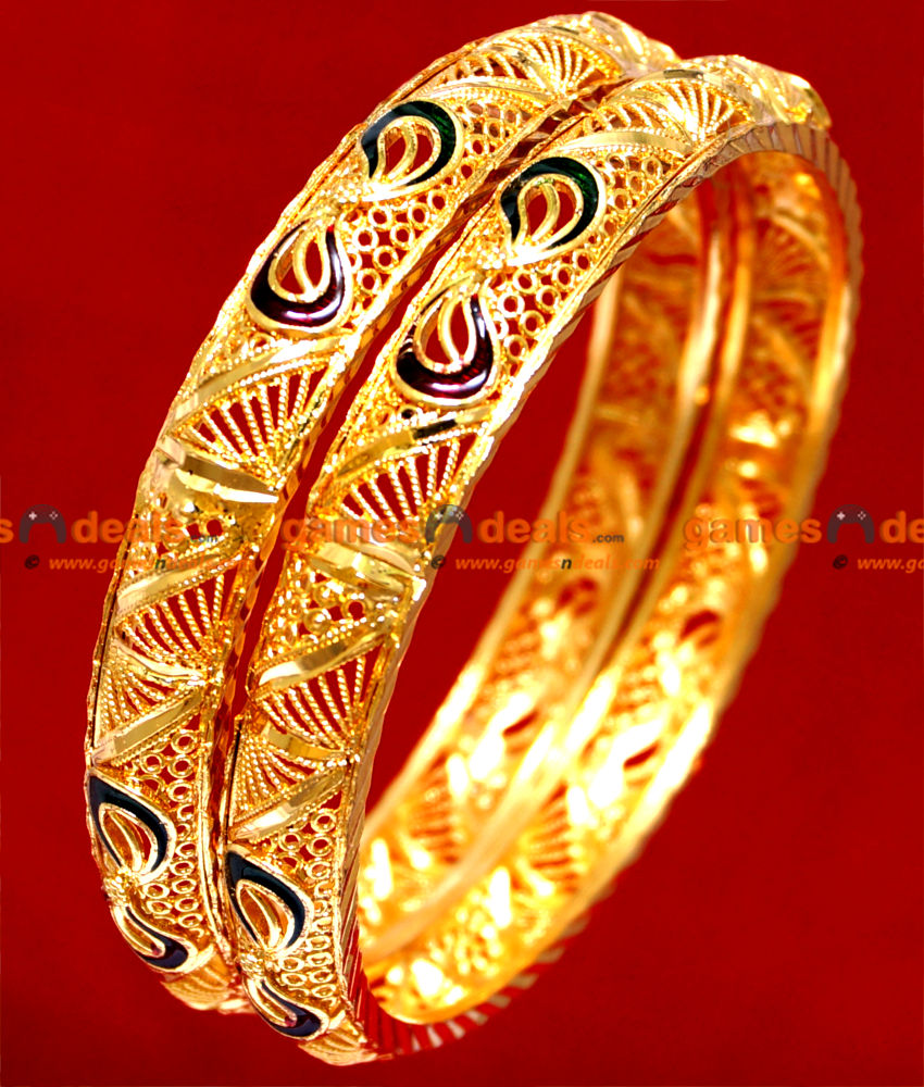 Gold covering bangles designs with price deals